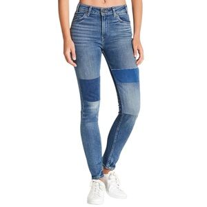 Levi’s | 721 Vintage High Rise Skinny Patchwork, Orange Tag | Size 32x29